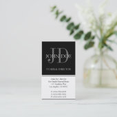 葬儀屋縦の白 名刺 (スタンド正面)