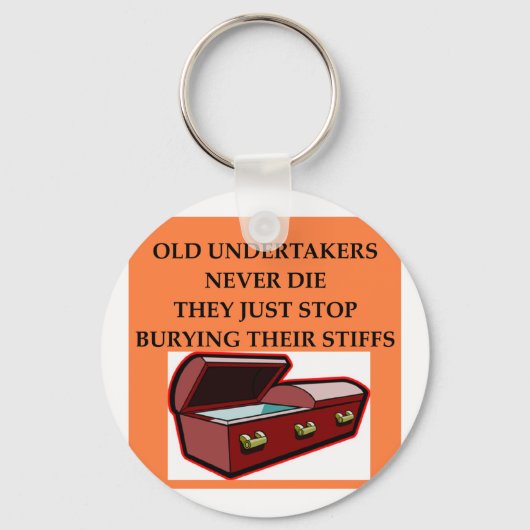 葬儀屋 キーホルダー (正面)