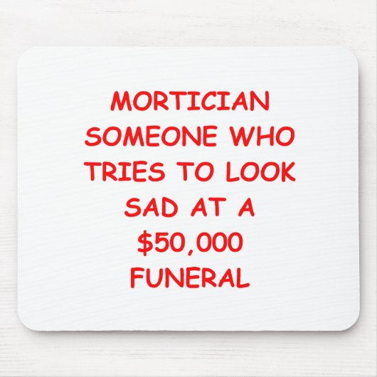 葬儀屋 マウスパッド (正面)