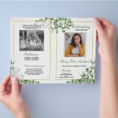 葬儀式生涯緑化令 チラシ (手)