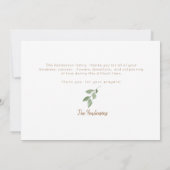 葬儀忌引き秋コーン サンキューカード (裏面)