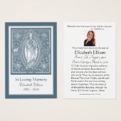 葬儀悔やみや弔慰エレガントイエズラインアート (正面&裏面)