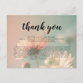 葬儀悔やみや弔慰サンキューカード ポストカード (正面)