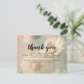 葬儀悔やみや弔慰サンキューカード ポストカード (スタンド正面)