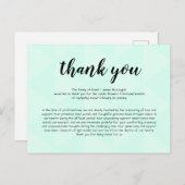 葬儀悔やみや弔慰サンキューカード ポストカード (正面/裏面)