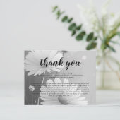 葬儀悔やみや弔慰サンキューカード ポストカード (スタンド正面)