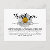 葬儀悔やみや弔慰サンキューカード ポストカード (正面)