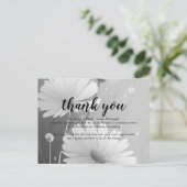 葬儀悔やみや弔慰サンキューカード ポストカード (スタンド正面)