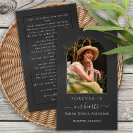 葬儀悔やみや弔慰写真記念祈りの言葉カード 名刺