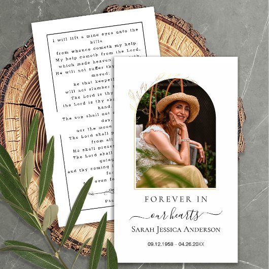 葬儀悔やみや弔慰写真記念祈りの言葉カード 名刺