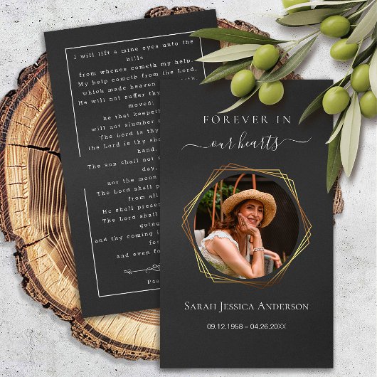 葬儀悔やみや弔慰写真記念祈りの言葉カード 名刺