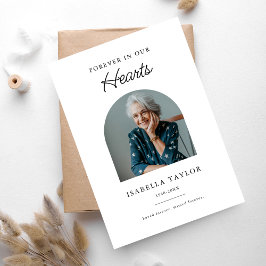 葬儀悔やみや弔慰永遠に私たちのハート写真 サンキューカード