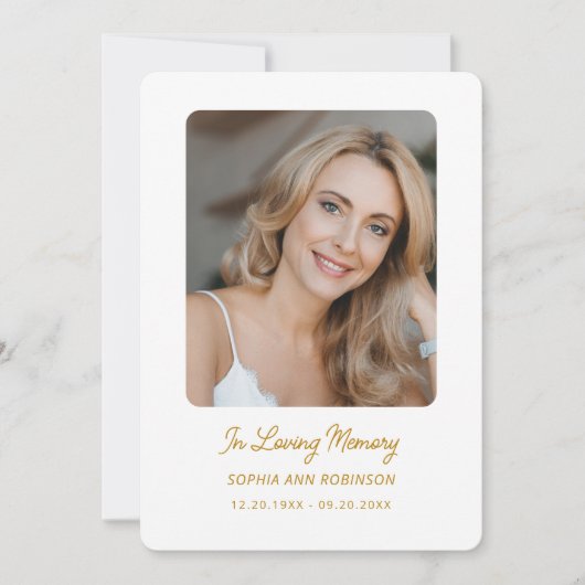 葬儀悔やみや弔慰記念祈りの言葉記念カード 招待状 (正面)