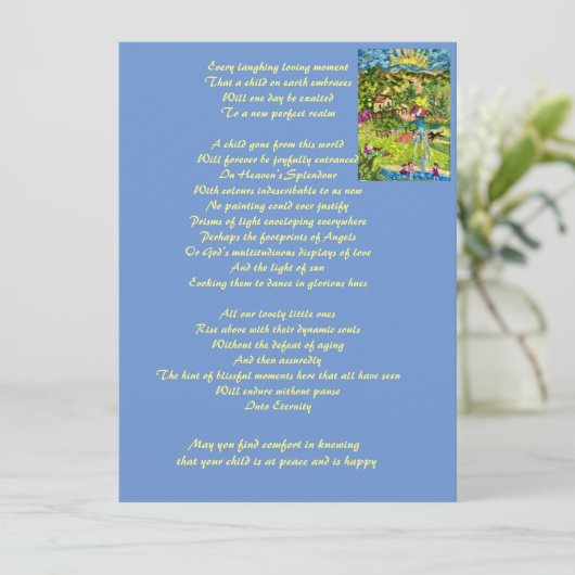 葬儀悔やみや弔慰記念詩子 (スタンド正面)