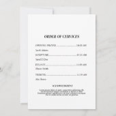 葬儀招待状お祝いライフフローラ 招待状 (裏面)