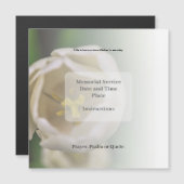 葬儀招待状 (正面/裏面)