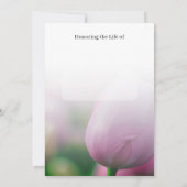 葬儀招待状 サンキューカード (裏面)