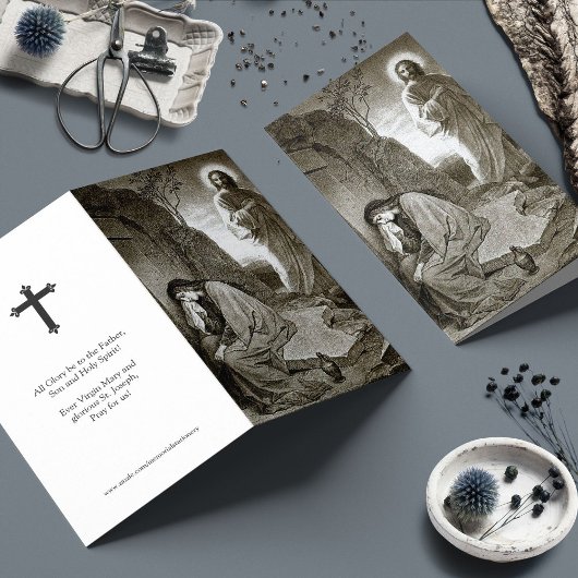 葬儀損失イエス&メアリー祈りの言葉同情カード