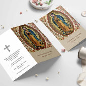 葬儀損失グアダルーペ祈りの言葉同情カード