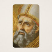 葬儀損失セントオーガスティン祈りの言葉同情カード (正面)