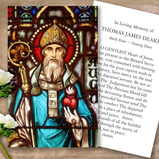 葬儀損失セントオーガスティン祈りの言葉同情カード