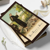 葬儀損失セントフランシス祈りの言葉同情カード 名刺