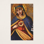 葬儀損失メアリーハート祈りの言葉共感表 (正面)