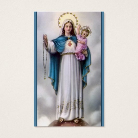 葬儀損失メアリー12スター祈りの言葉同情カード (正面)