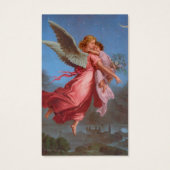 葬儀損失ローズローズエンジェルス祈りの言葉同情カード (正面)