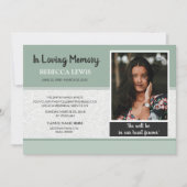 葬儀案内カード 招待状 (正面)