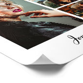 葬儀歓迎ポスター写真コラージュ ポスター (角)