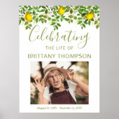 葬儀歓迎看板 | 人生にレモンが与えられるとき ポスター (正面)