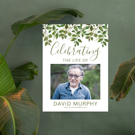 葬儀歓迎看板 | 生前の記念 ポスター