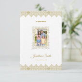 葬儀用カードテンプレート 招待状 (スタンド正面)