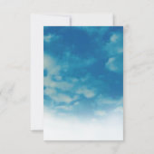 葬儀用スカイフォトファミリーサンキューカード サンキューカード (裏面)