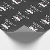 葬儀監督おもしろいユーモアのモスティシア支援 ラッピングペーパー (角)