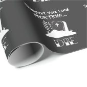 葬儀監督おもしろいユーモアのモスティシア支援 ラッピングペーパー (ロールコーナー)