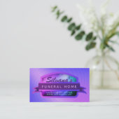 葬儀社のスローガン名刺 名刺 (スタンド正面)