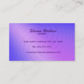 葬儀社のスローガン名刺 名刺 (裏面)