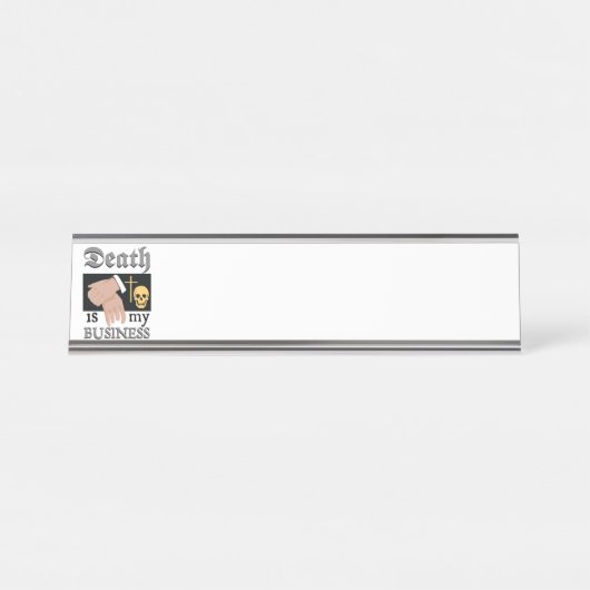 葬儀社長 デスクネームプレート (正面)