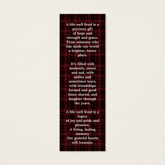 葬儀祈りの言葉しおりメモリアル3写真プレイド (裏面)