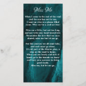 葬儀祈りの言葉しおり記念悔やみや弔慰写真 (裏面)