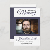 葬儀祈りの言葉カードテンプレート (正面/裏面)