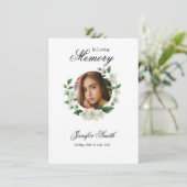 葬儀祈りの言葉カードテンプレート (スタンド正面)