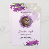 葬儀祈りの言葉カード (正面/裏面)