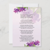 葬儀祈りの言葉カード (裏面)