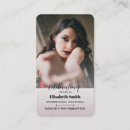 葬儀祈りの言葉カード – ライフお祝いMemoria 名刺