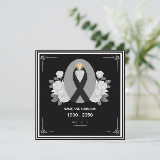 葬儀祈りの言葉 招待状