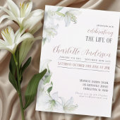 葬儀祝の生涯 招待状