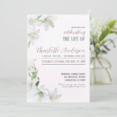 葬儀祝の生涯 招待状 (スタンド正面)